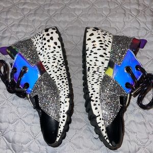 Steve Madden kids cliff multi color sneakers